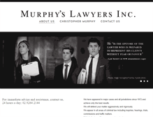 Tablet Screenshot of murphyslawyers.com